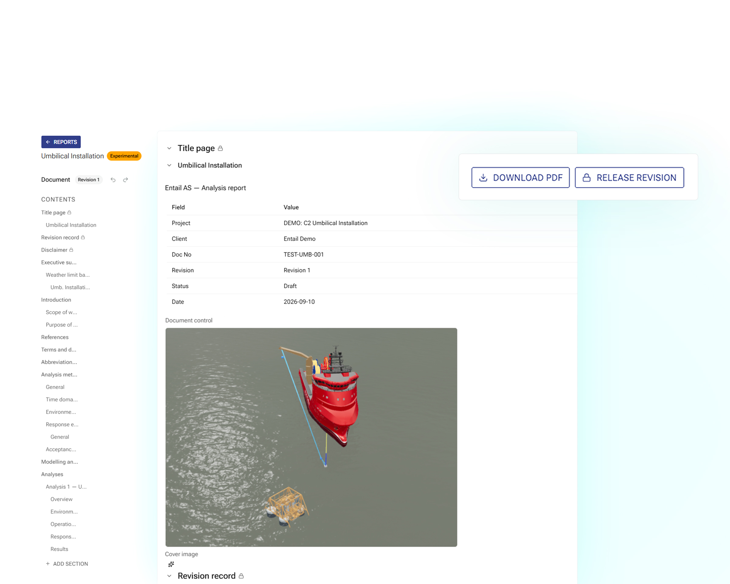 Automated reporting